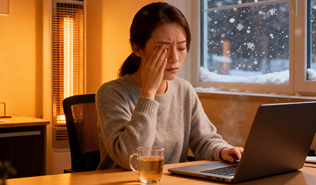 秋冬佩戴隐形眼镜眼部干涩？爱生华硅水凝胶...